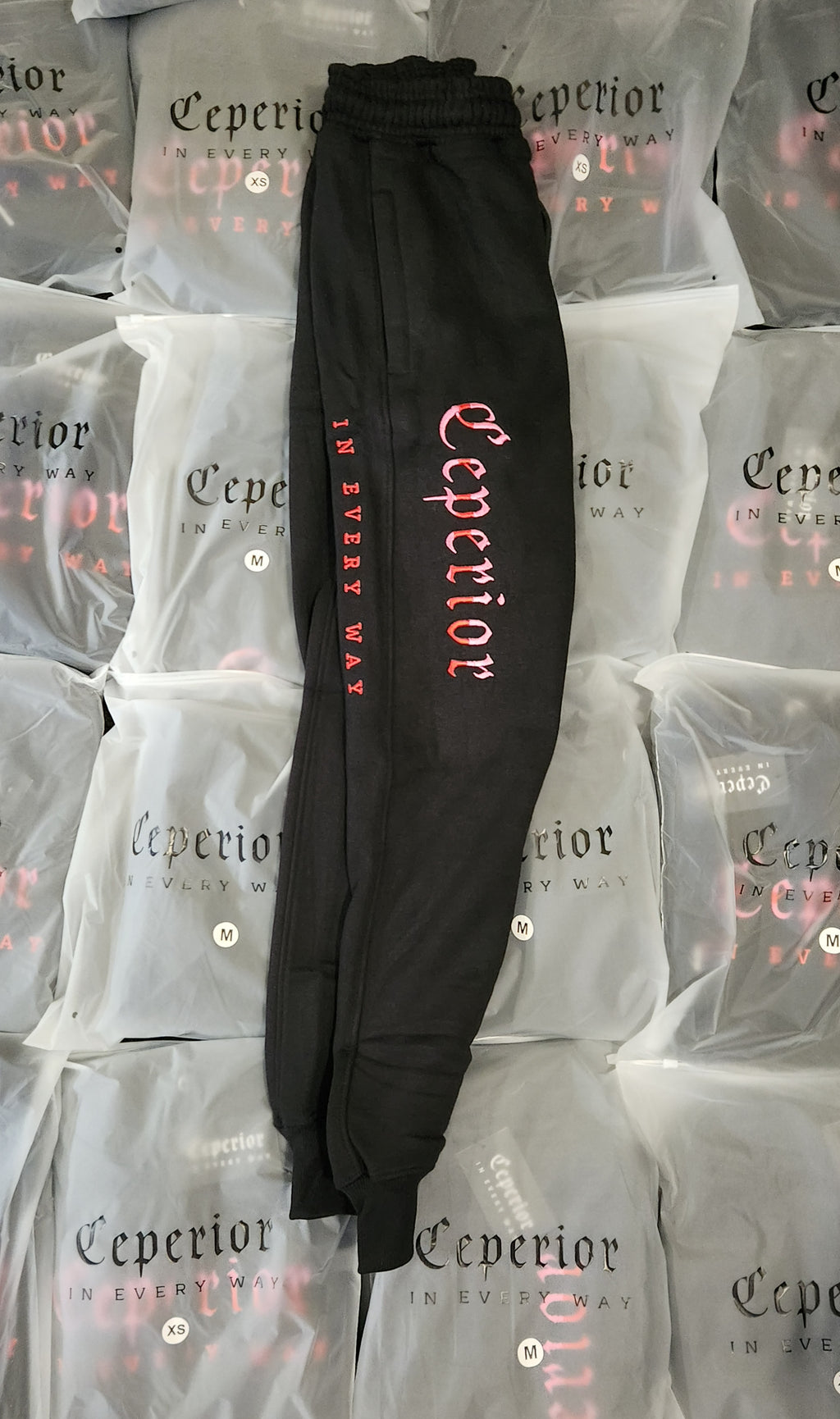 Pink and Red TRACKSUIT SET